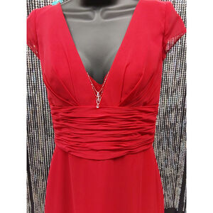 Red Chiffon Long Formal Dress